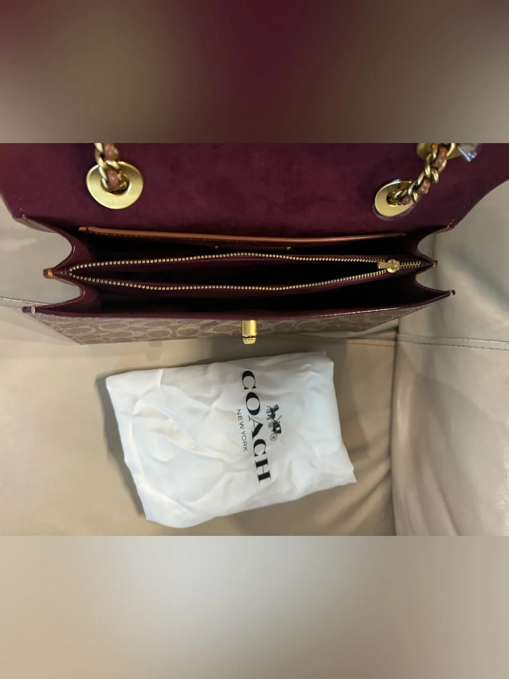Coach Parker In Signature Canvas - NWT